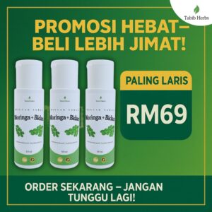 MORINGA BIDARA 3 BOTOL